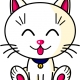 Kawaii Baby Cat (blanc)