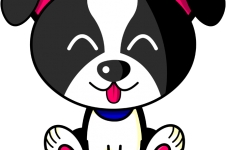 Coloriage De Chien Chiot Kawaii Pictures to pin on Pinterest 