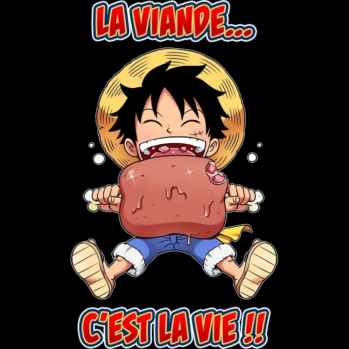 Luffy - One Piece - Body Bébé manches courtes