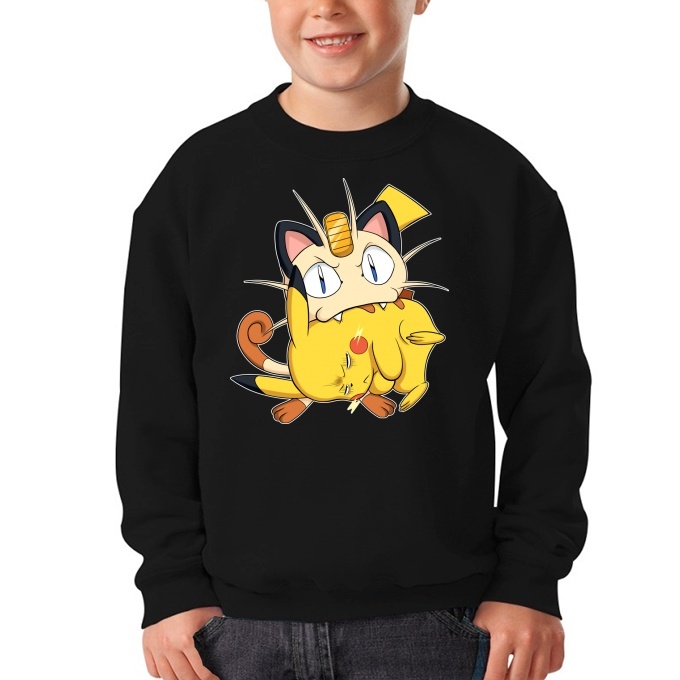 Funny Pokémon Parodies Kids Sweater Pikachu And Meowth Pokémon Parodies Parody Ref659