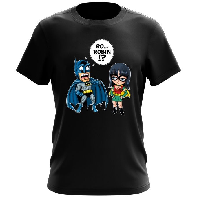 One Piece Parody Black Men's T-shirt - Batman and Robin (Funny One Piece  Parody - High Quality T-shirt - Size 831 - Ref : 831)