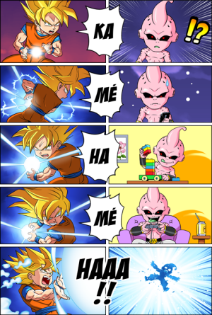 Son Gokū y Bubú