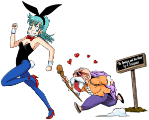 Master Roshi and Bulma