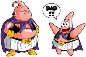 Majin Buu and Patrick Star