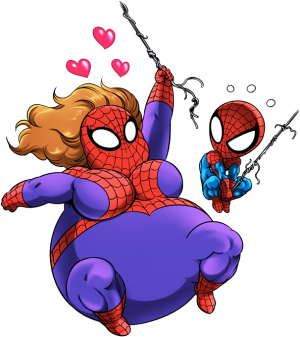 Spider-Man en Spider-Woman