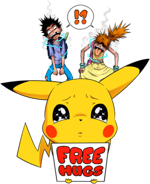 Pikachu - Free Hugs