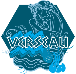 Artwork du signe du Verseau (Version Bleue)