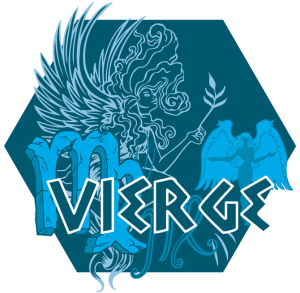 Artwork du signe de la Vierge (Version Bleue)