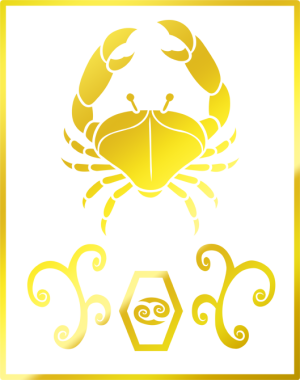 Gold Box - Le Cancer (Effet Or Métalique)