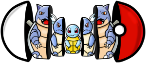 Squirtle, Wartortle e Blastoise