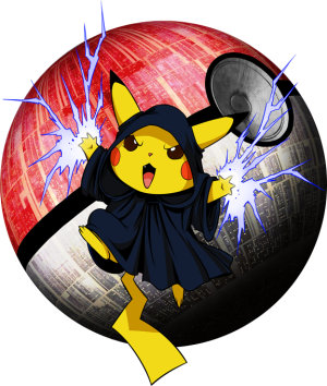 Pikachu e Darth Sidious