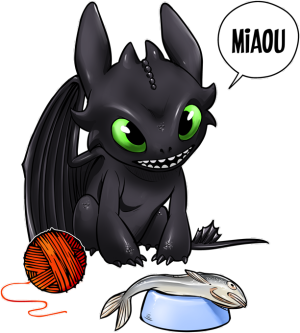 Un vrai dragon domestique...