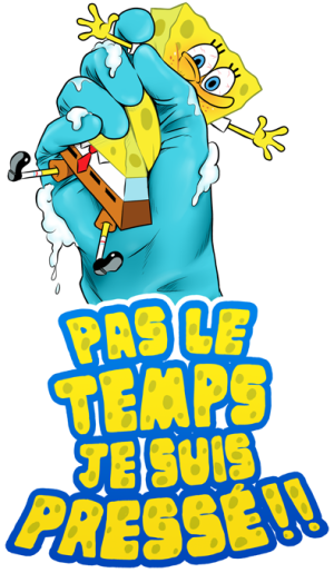 Eponge pressée...