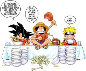 Manger, Cogner, dormir, la recette du bon shonen :)