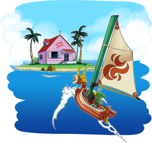 Link e Casa do Kame