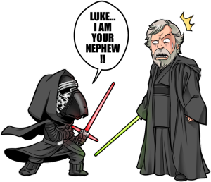 Kylo Ren And Luke Skywalker