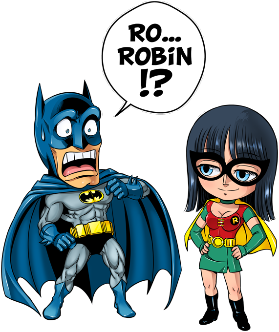 Parody of Dragon Ball GT: Batman and Robin