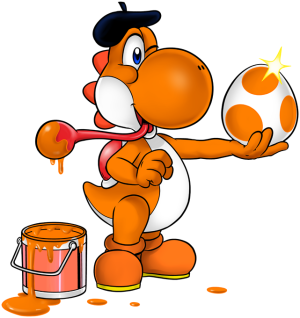 Peinture fraîche... (Version orange)