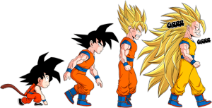 Son Goku -  A Teoria da Evoluo Saiyajin