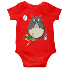 Korte mouwen Babyromper Manga-parodien