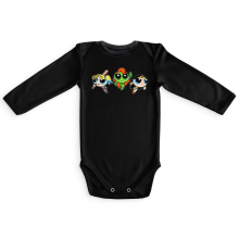 Long sleeve Baby Bodysuits Video Games Parodies