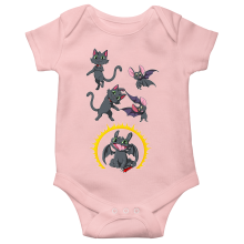 Short-sleeved baby bodysuit (Girls) Video Games Parodies