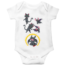 Korte mouwen Babyromper Manga-parodien