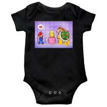 Short sleeve Baby Bodysuits Video Games Parodies