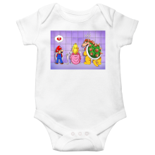 Korte mouwen Babyromper Manga-parodien