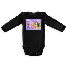 Long sleeve Baby Bodysuits Video Games Parodies