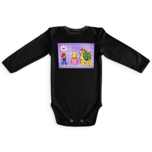 Lange mouwen Babyromper Manga-parodien