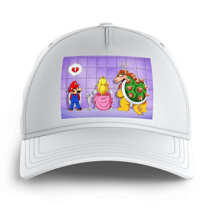 Cappello Bambino e Bambina parodia Super Mario - Mario, Principessa Peach e  Bowser (Cappello di qualità premium - Stampata in Francia - 1048 - Rif :  1048)