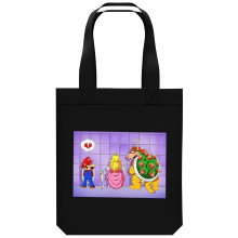 Borsa Tote Bag in cotone organico Videogiochi Parodie