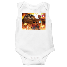 Mouwloos Babyromper Manga-parodien