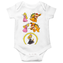 Korte mouwen Babyromper Manga-parodien