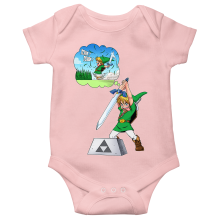 Short-sleeved baby bodysuit (Girls) Video Games Parodies