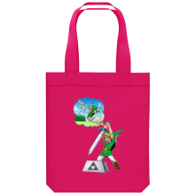 Organic Cotton Tote Bag Video Games Parodies