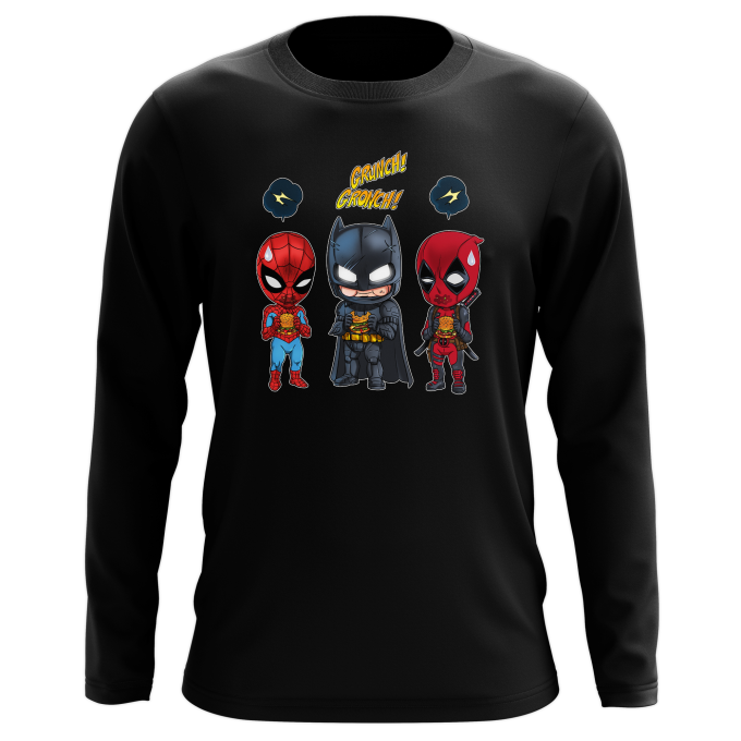 Deadpool T-Shirt Batman Mens Parody Superhero Dark Knight Marvel DC Comics