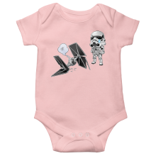 Short-sleeved baby bodysuit (Girls) Video Games Parodies