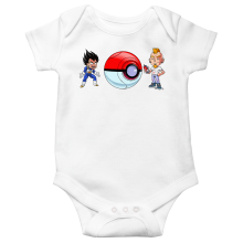 Korte mouwen Babyromper Manga-parodien