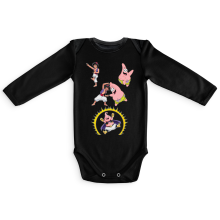 Lange mouwen Babyromper Manga-parodien