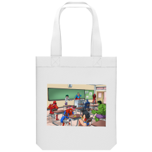 Shopper (Tote Bag) aus Bio-Baumwolle Manga-Parodien