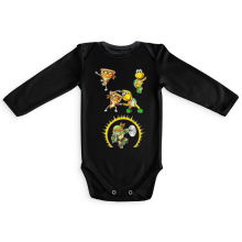 Long sleeve Baby Bodysuits Video Games Parodies