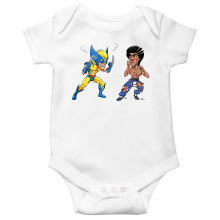 Korte mouwen Babyromper Manga-parodien