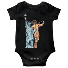 Korte mouwen Babyromper Manga-parodien