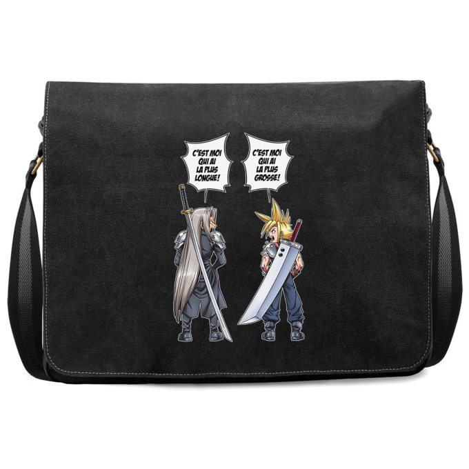 Sac à Bandoulière Premium Parodies Jeux Vidéo Final Fantazizi Remake !
