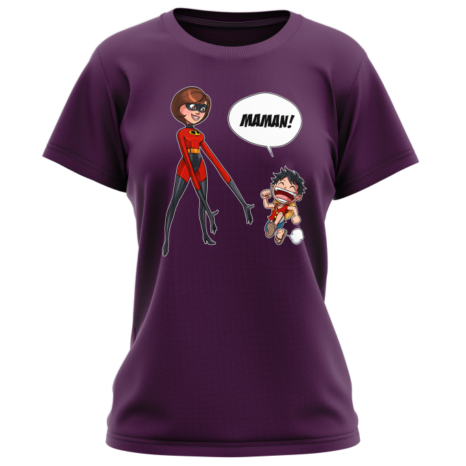 T-shirts Femmes Parodies Manga Super Maman !!
