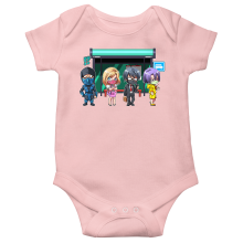 Short-sleeved baby bodysuit (Girls) Video Games Parodies