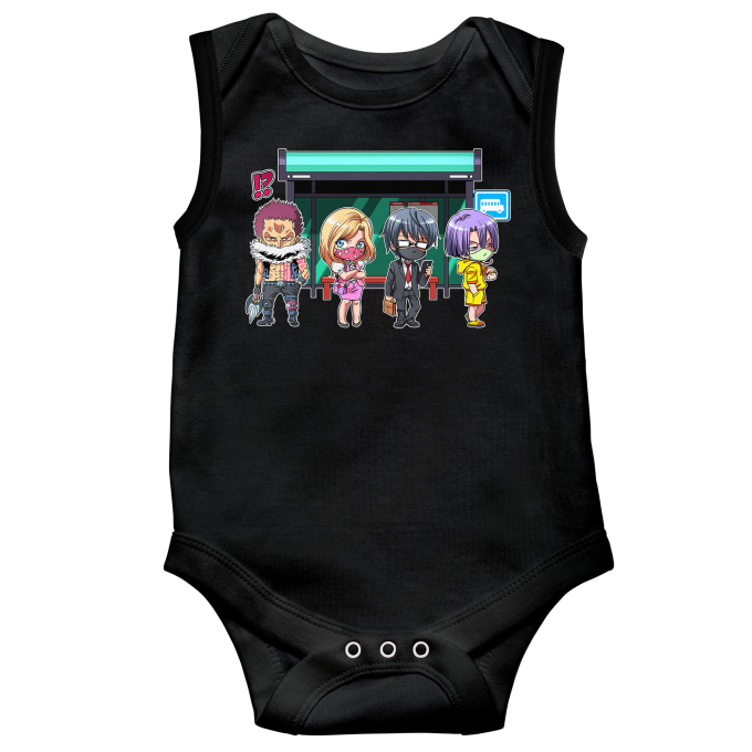 Body bébé sans manches Parodies Manga Un pirate à la mode... Malgré lui !