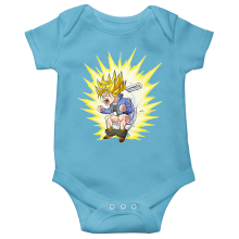 Kurzrmeliger Baby-Bodysuit (Jungen) Manga-Parodien